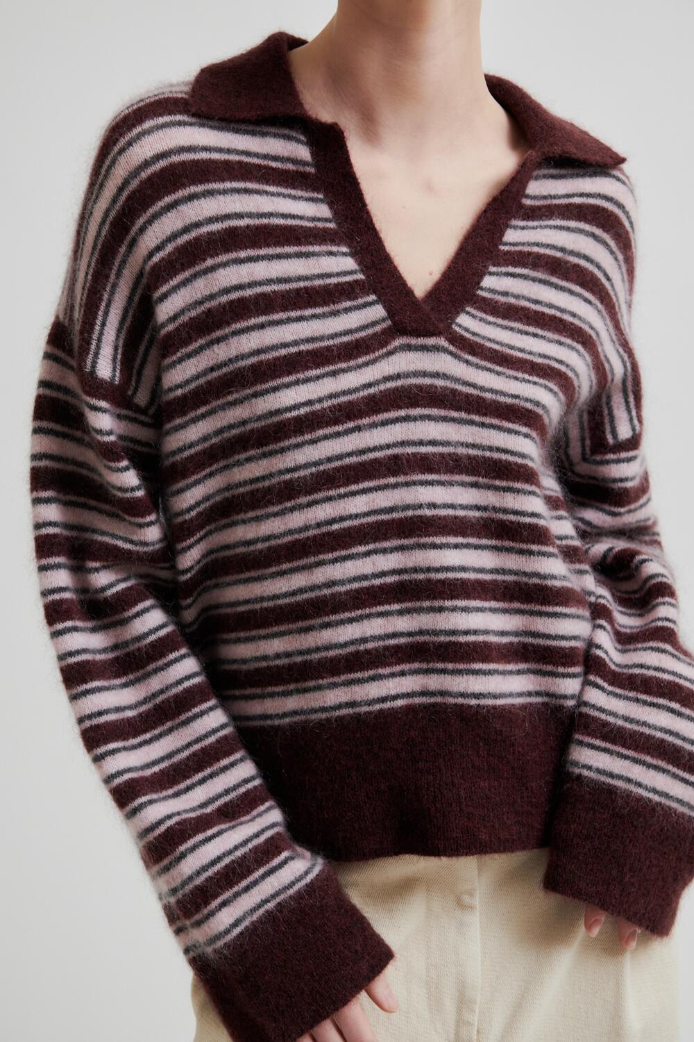 Vienna strikket polotrøje - Sassafras